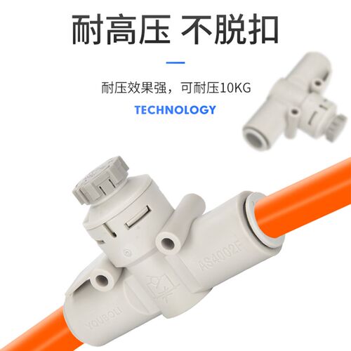 气动速度控制阀调气阀调压调节阀AS2002F3002F2502F1002F节流开关