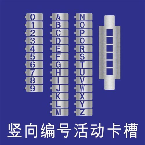 镂空数字喷漆模板强磁铁吸插卡可更换式自由组合替换式光分纤箱场