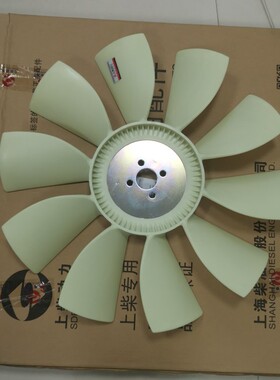 徐工吊车配件大全25K上柴D6114国三发动机风扇外径62mm中心孔45mm
