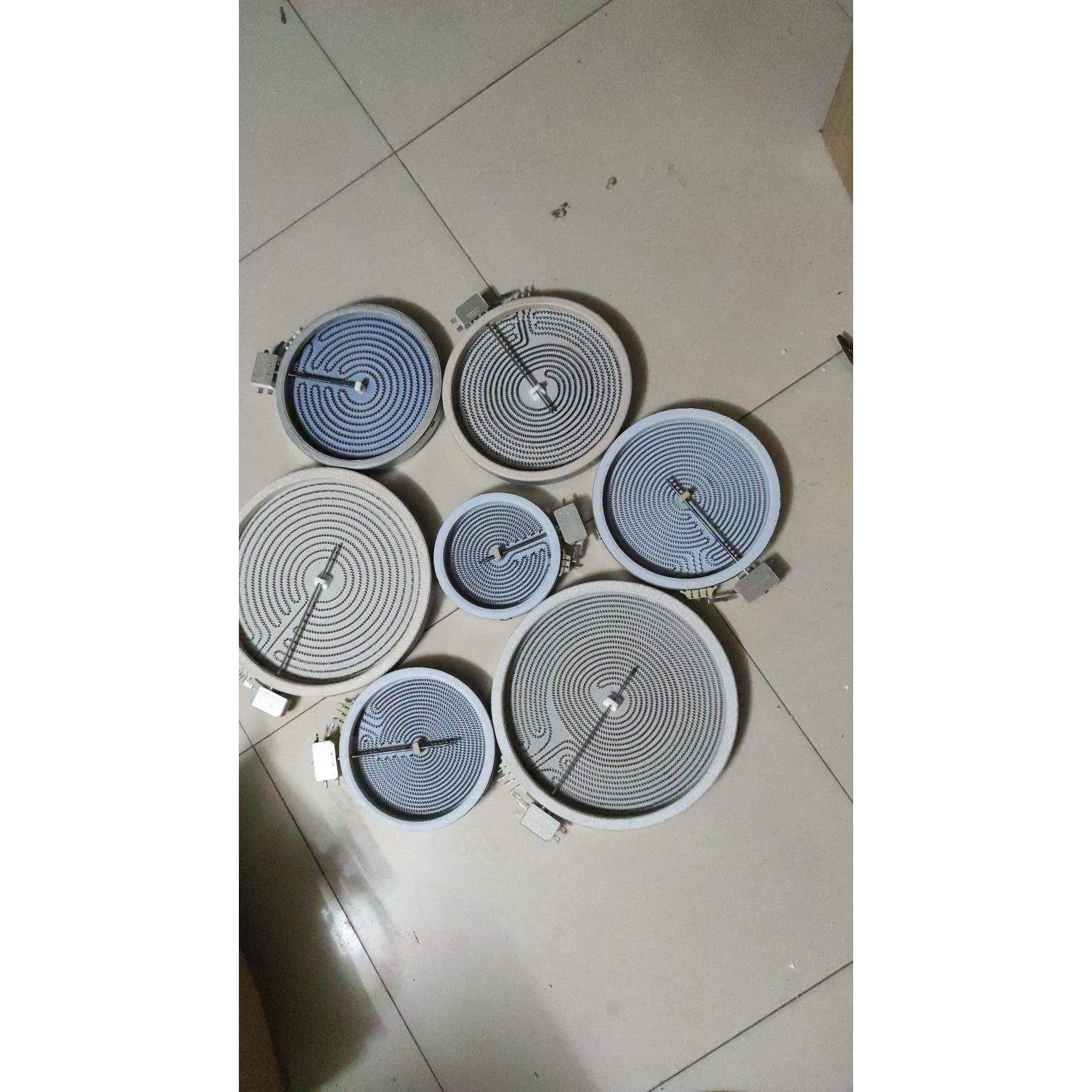 米技电陶炉EGO带杆发热盘16.5 20 23 25CM机械温控发热芯出口欧洲