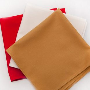 纯白色全棉口布酒店西餐厅餐巾布折花口布打杯擦杯布吸水不掉毛