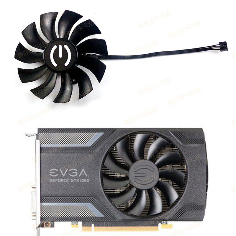 EVGA/艾维克科技GTX1060 960 950 GAMING显卡风扇 PLA09215B12H
