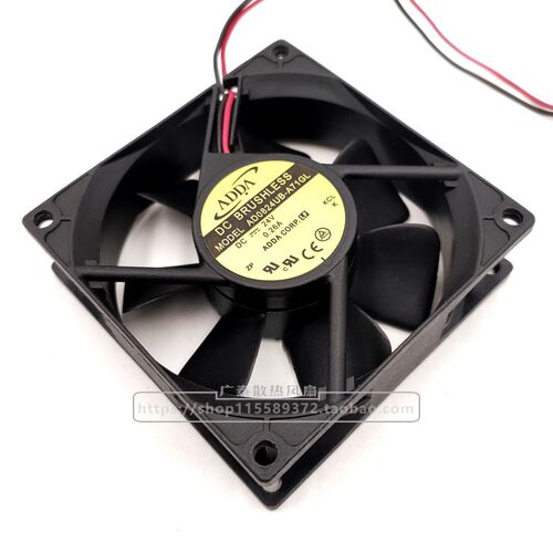 ADDA AD0824UB-A71GL 24V 0.26A 8025  艾默生变频器用双滚珠风扇