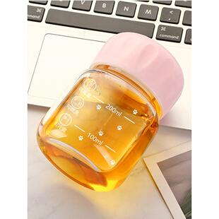 耐高温中药液分装杯储存瓶中药瓶便携分装瓶玻璃旅行牛奶瓶子咖啡