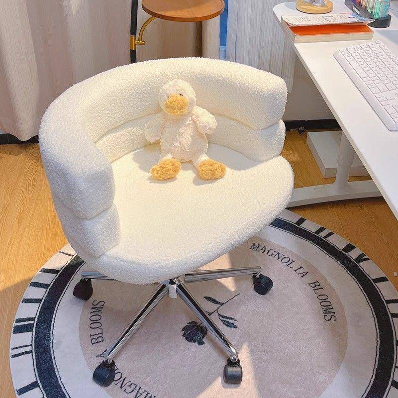 网红BOBO卧室电脑椅家用梳妆台凳子女生可爱靠背升降化妆椅休闲椅