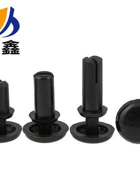 直供黑色尼龙铆钉R型子母铆钉尼龙卡扣塑料铆钉R20R26R30R35R40R5