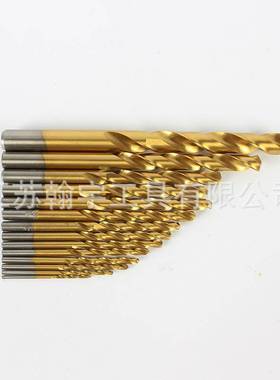 跨境麻花钻套装99PCS高速钢直柄麻花钻铁盒装装不锈钢专用开孔钻