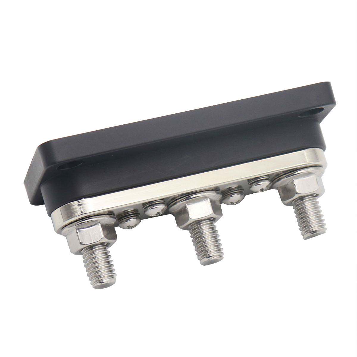 汽车轮船汇线排负极接线端子房车改装通用48V/300A船舶接线排带盖