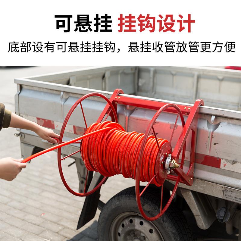 软VZN收卷器农盘用手摇管绕管机管收管神不锈钢水管车收器纳架卷