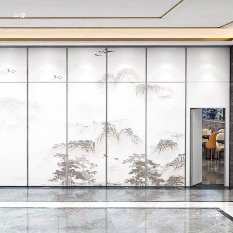 房间卧室隔板库房活动隔断饭店折叠屏风办公会议挡板隔音移动