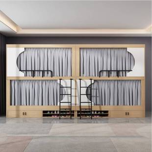 学生宿舍高低全包床青旅电竞酒店多功能太空舱床双层床高低床厂家