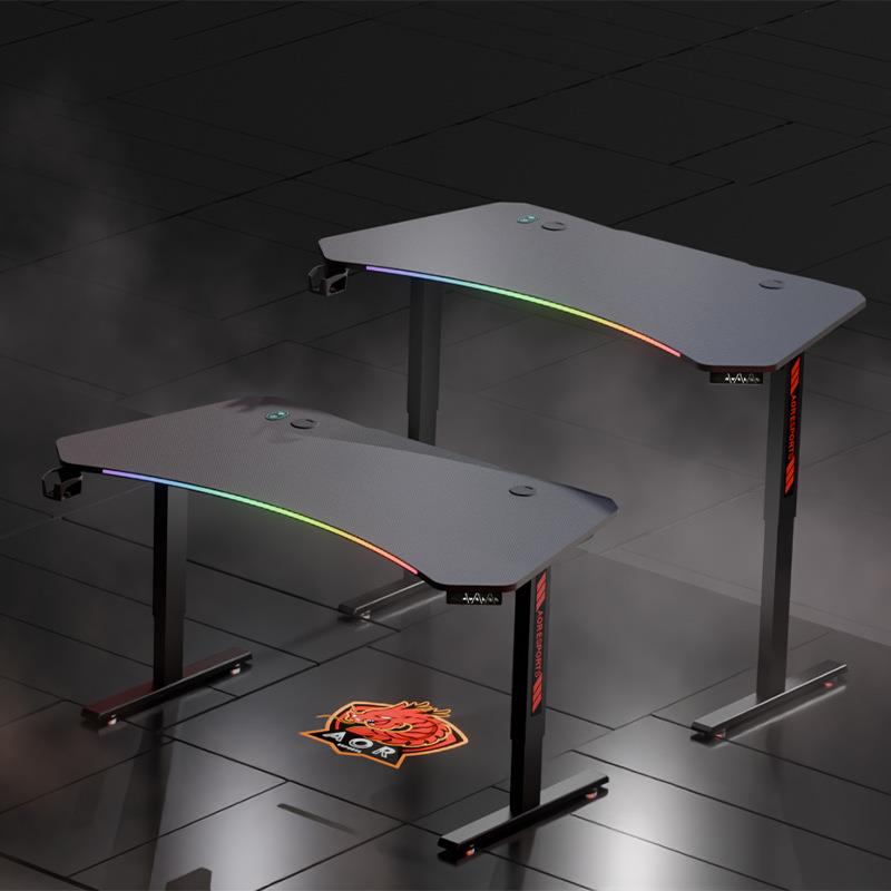 升降桌架站立式办公桌电动电脑桌电动升降桌腿电竞升降桌跨境