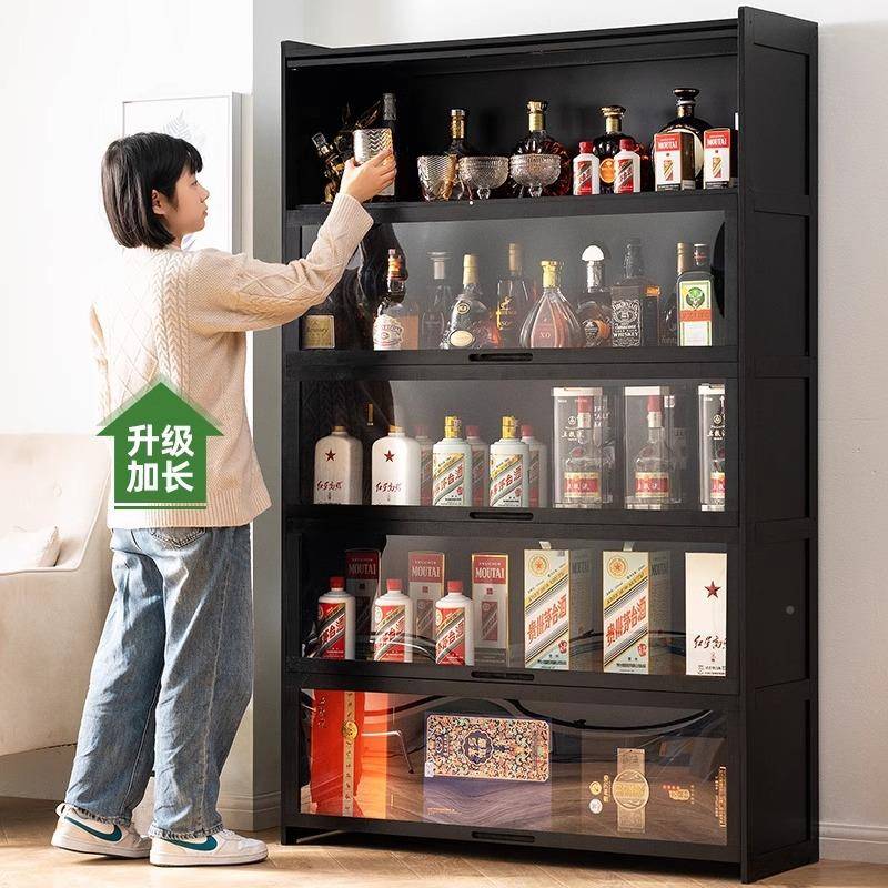 柜红酒架客厅酒柜452CHFMZ摆件斜放多层酒家红酒架子置柜物架用简