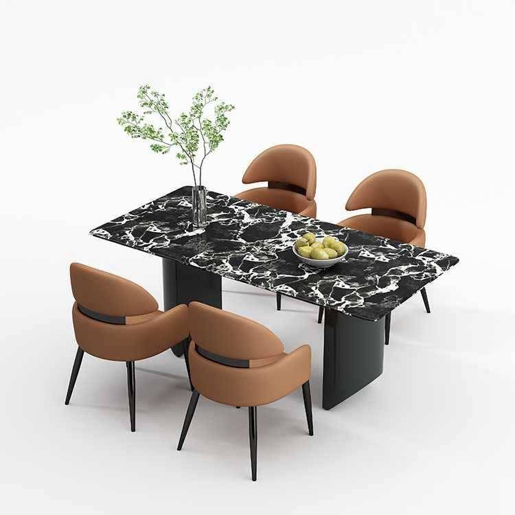 逆时针意式轻奢餐椅2025新款家用酒店餐厅感餐桌靠背椅子成年