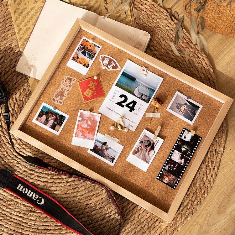照片打印加相框情侣diy手工拼图软木板纪念框拍立得画框送闺蜜16