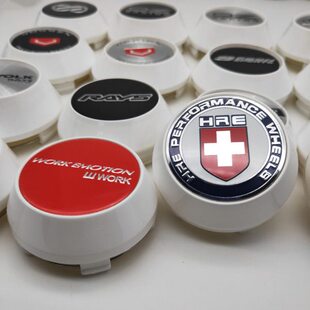 汽车轮毂中心盖改装盖白色轮盖凸形高盖子外径60MM/65MM/68MM白盖