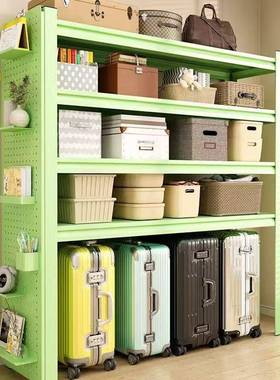 多家用置HUV物架层收纳架客厅室书架杂物间整理架地下物储架落地