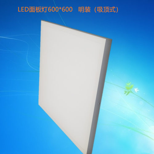 调顺厂家直发光面板灯 600600LED办公灯 贴片式明装吸顶式面板灯