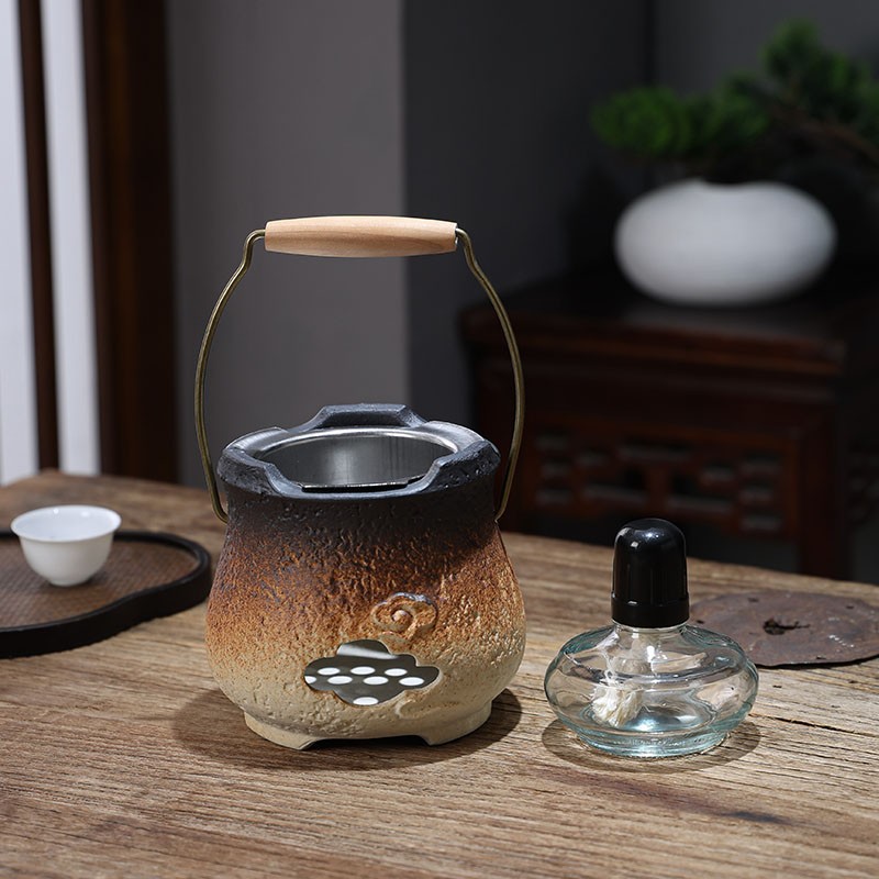 碳炉烧炭炉手工白泥炉围炉小火炉木炭橄榄炭煮茶器酒精烧水煮茶炉