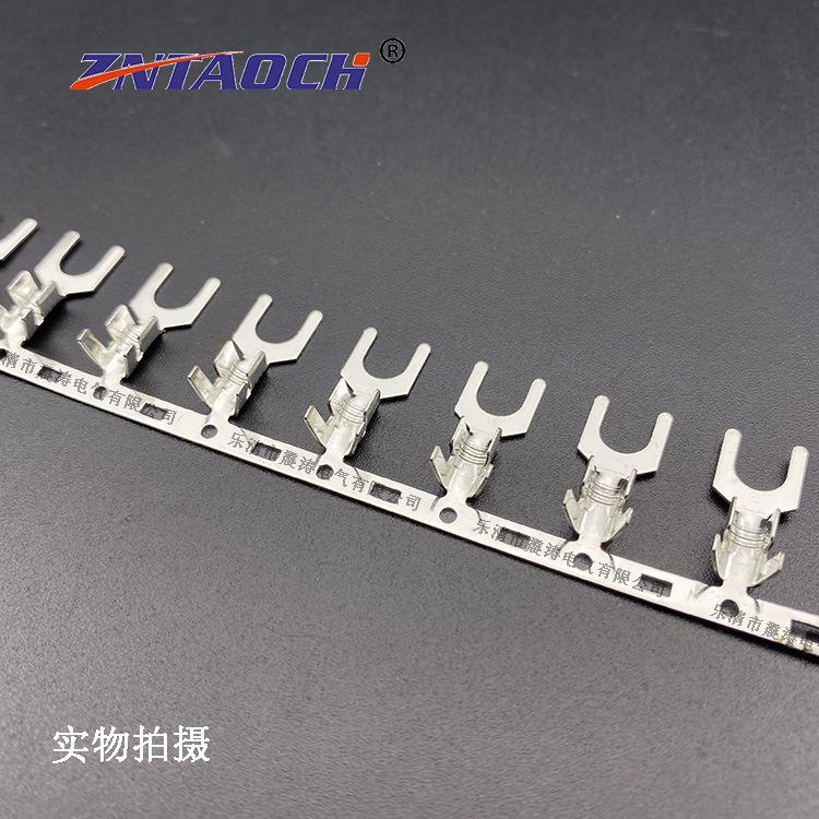 U5..25.2叉形叉形连绕橫接线片15-5接线端子Y型冷压端连子40型00