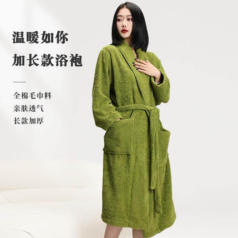 日式秋冬全棉浴袍浴衣睡袍加大加厚男女情侣家用出口毛巾布吸水,居家布艺,浴裙/浴袍/浴衣,淘宝优惠券,粉丝福利购,淘宝优惠卷