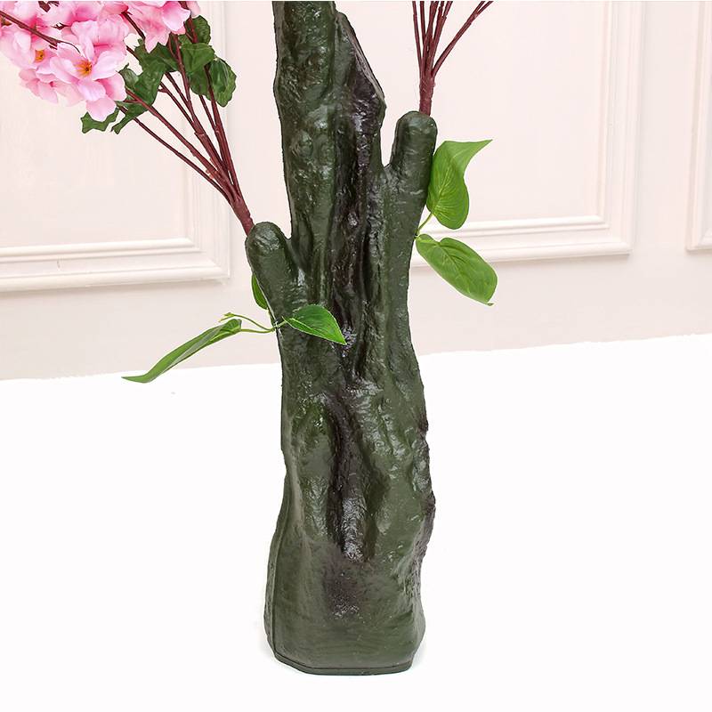 仿真桃花树假花居家装饰办公室摆件植物盆栽塑料绢花绿植客厅婚庆