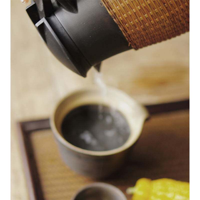 竹编暖水壶热水瓶大容量304不锈钢保温壶家用保温暖瓶餐厅酒店2升
