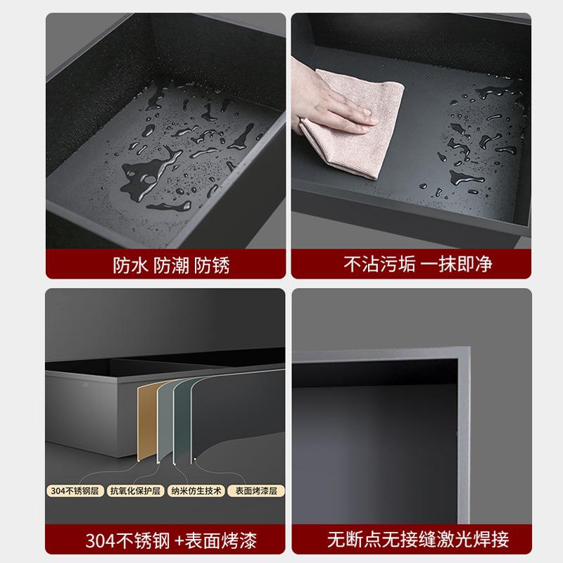 淋浴房龛嵌龛入钢式不锈61119垃圾桶壁柜镂壁空展示柜收纳储物一