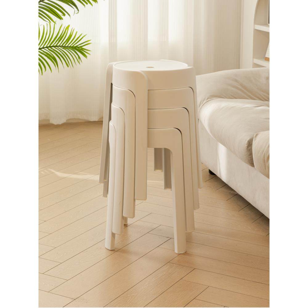 备用现代简约餐桌塑料凳子家用风车可高椅子叠放加厚奶油风凳板凳,基础建材,脚轮/万向轮,淘宝优惠券,粉丝福利购,淘宝优惠卷