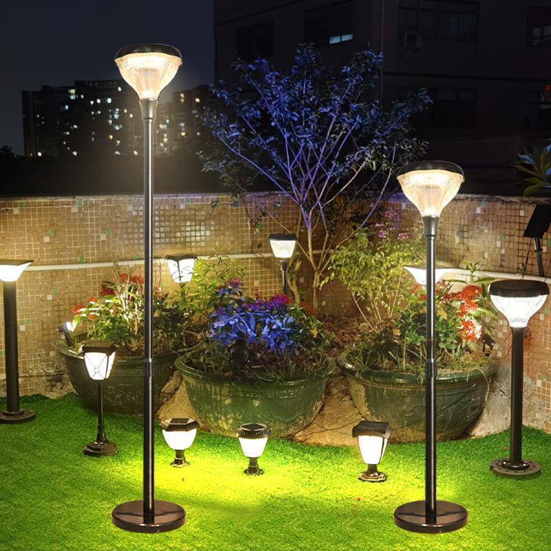 户外防水太阳能灯室外立式升降灯庭院灯花园灯景观灯插地灯草坪灯
