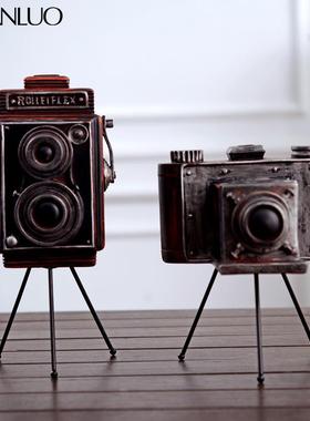 新中式复古照相机摄影机树脂摆件家居客厅酒柜样板房装修装饰品