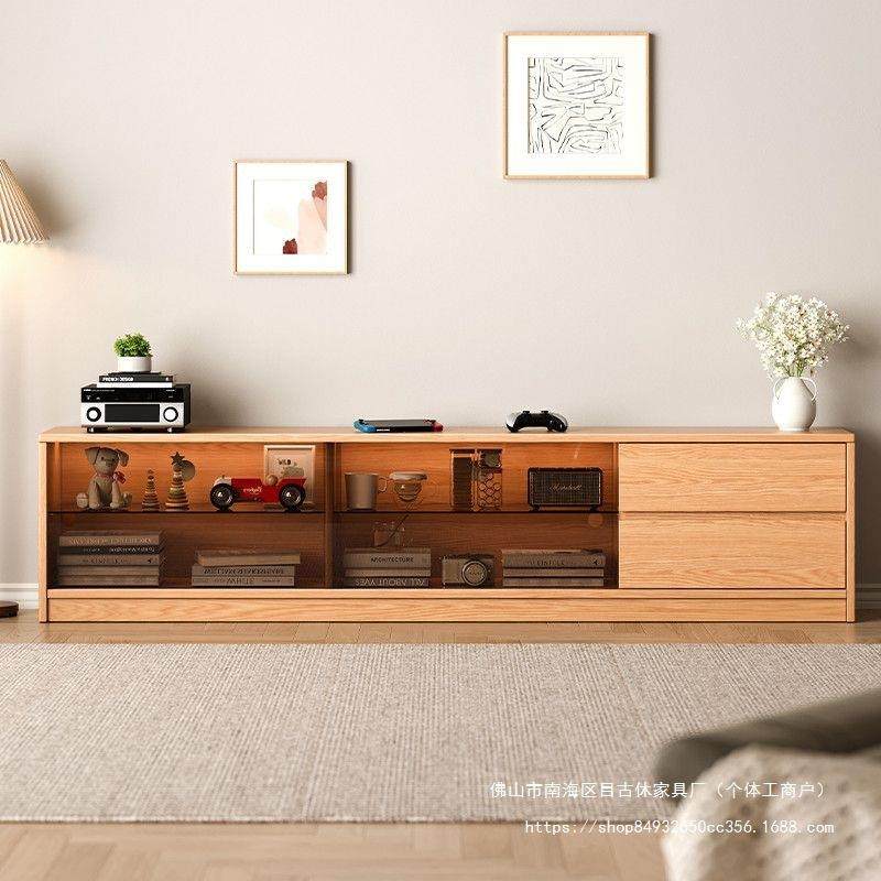 实木橡木电视柜客厅家用小户型简约现代收纳储物落地组合电视柜子,玩具/童车/益智/积木/模型,其它,淘宝优惠券,粉丝福利购,淘宝优惠卷