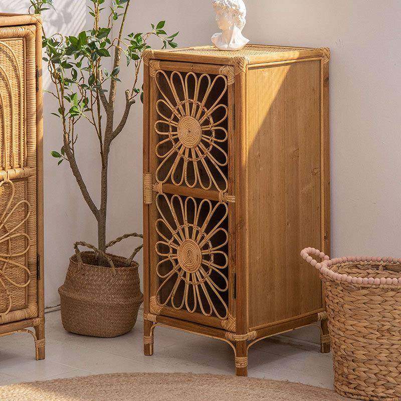 复古简约藤编储物柜家用小户型门厅餐边实木民宿轻奢玄关收纳新品,基础建材,脚轮/万向轮,淘宝优惠券,粉丝福利购,淘宝优惠卷