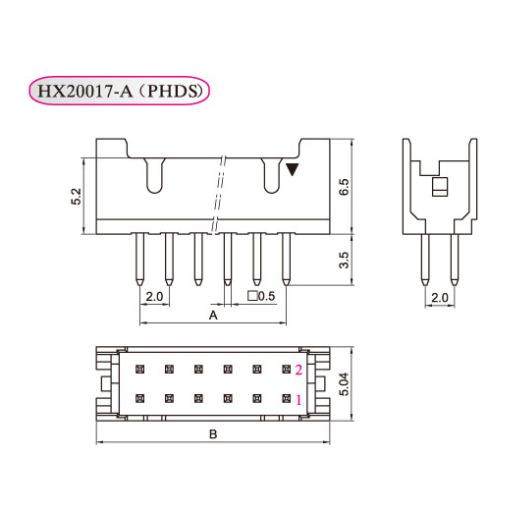 HX20017PHDS-4A6/8/10/12/14/16/18/20/22/24/A直针双排,电子元器件市场,连接器,淘宝优惠券,粉丝福利购,淘宝优惠卷