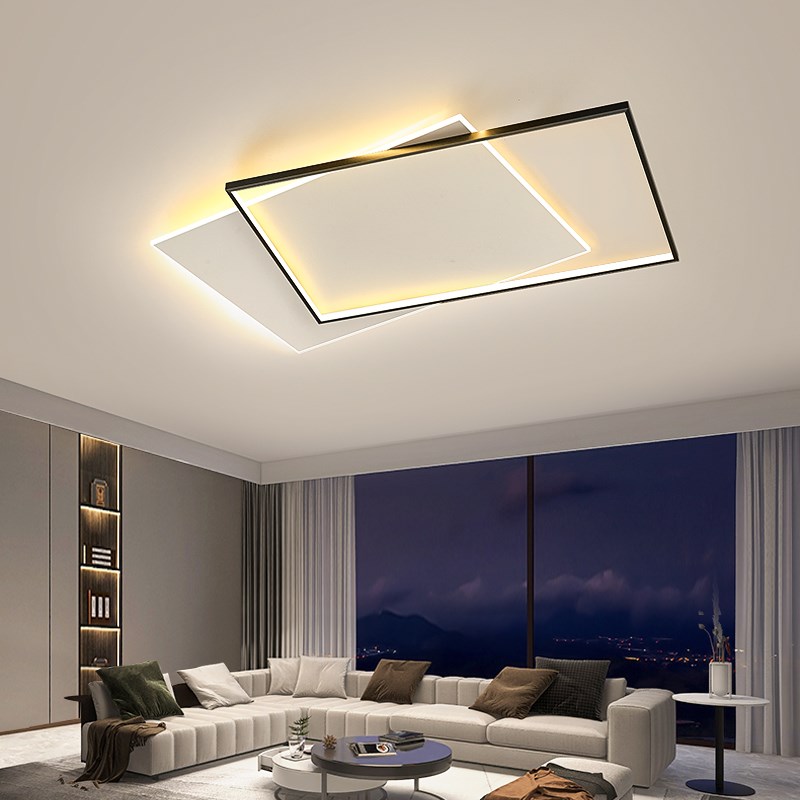 客厅主灯吸顶灯现代简约极v简客厅灯家用卧室中山灯具全屋组合套