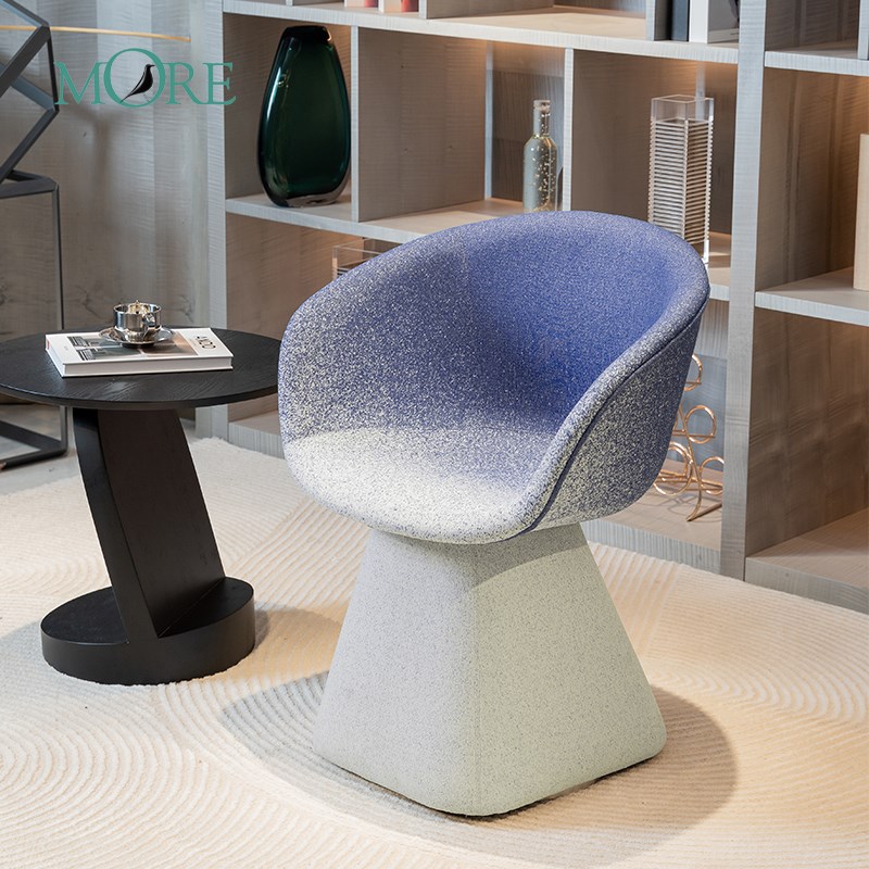 现代简约渐变梳妆凳靠背轻奢高级女生卧室梳妆P台椅子可旋转化妆