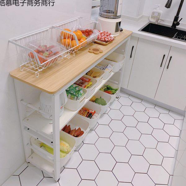 厨房桌子切菜桌微波炉置物架落地式烤箱收纳柜储物台柜子一件起批,厨房/烹饪用具,微波炉置物架,淘宝优惠券,粉丝福利购,淘宝优惠卷
