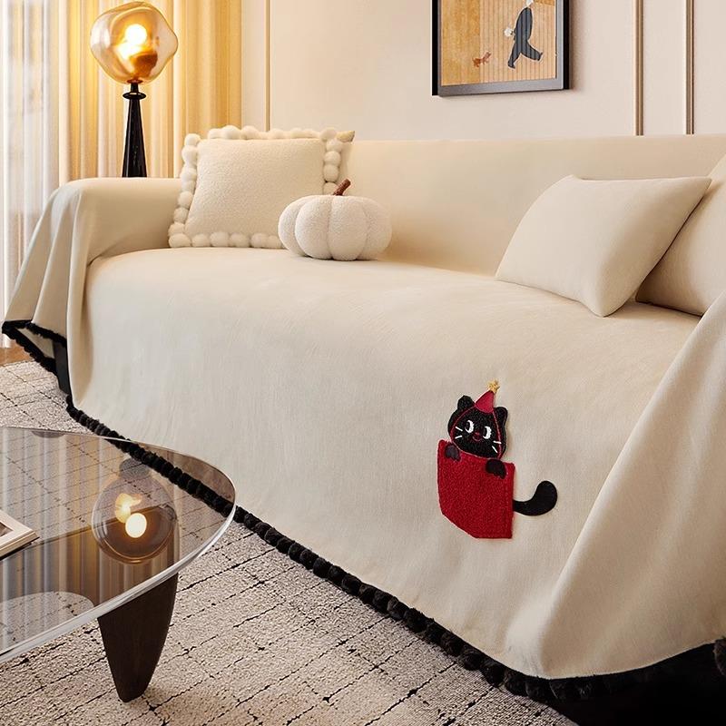 2025新款沙发盖布高级感沙发巾四季通用一整张全盖套罩防滑沙发垫