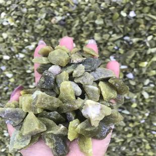 丹东绿石子园林铺面丹东绿卵石碎石机制水磨石子绿色水洗石