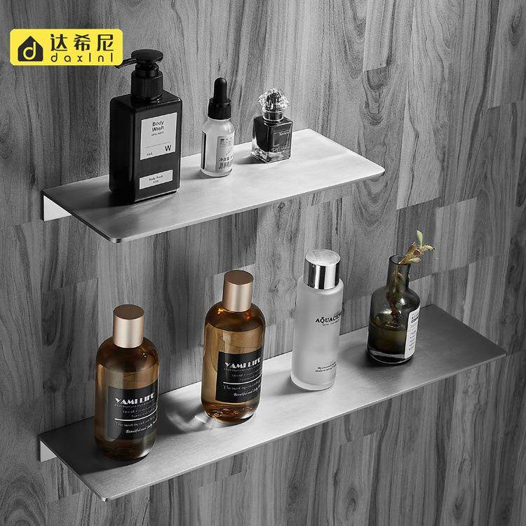 304不锈钢一字隔板免打孔浴室卫生间收纳架壁挂洗漱台镜前置物架,收纳整理,书桌收纳置物架,淘宝优惠券,粉丝福利购,淘宝优惠卷