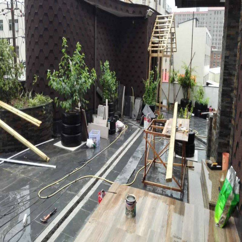 天然青石板庭院花园地砖阳台室外露台防滑走廊石材广场砖仿古外墙