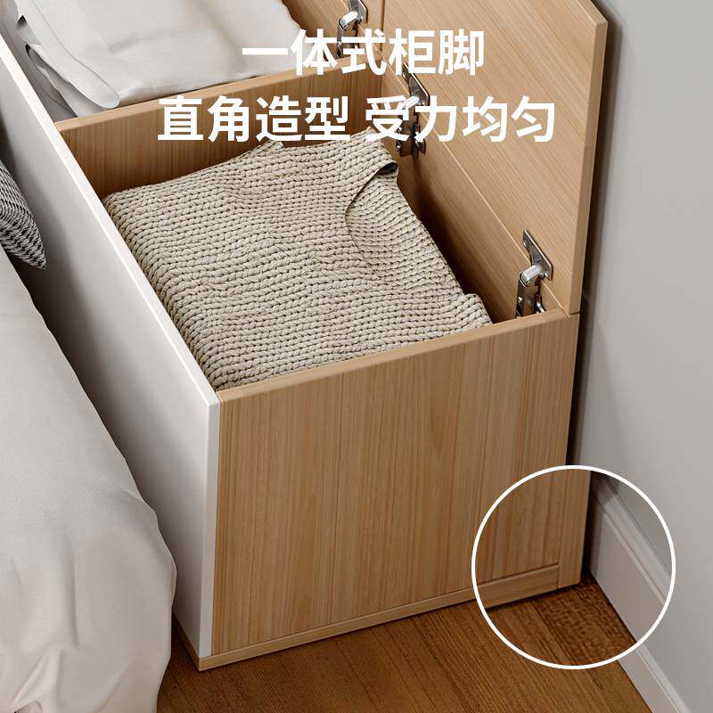 床头柜靠墙窄柜子床尾缝隙柜长条床边柜榻榻米夹缝柜储物柜置重吴