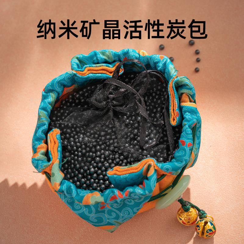 新车甲615醛异味除活性碳炭包车载内饰品摆件竹炭包汽车装车饰广