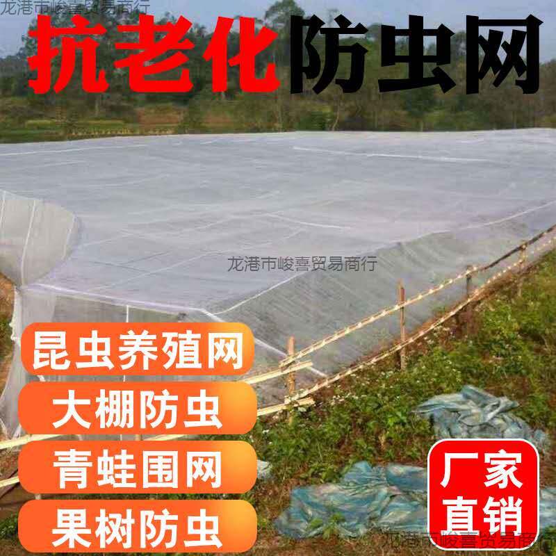 防虫网纱网窗纱防苍蝇蚊子大棚果树杨梅树农用养猪场尼龙加厚加