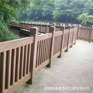 新农村建设水泥仿木栏杆景区河道风景园林安全防护栏【厂家直销】