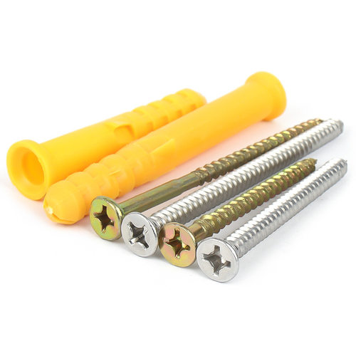 塑料膨胀螺丝尼龙胶管塞胶拉爆自攻钉M6/M8/M10锚栓高强镀锌