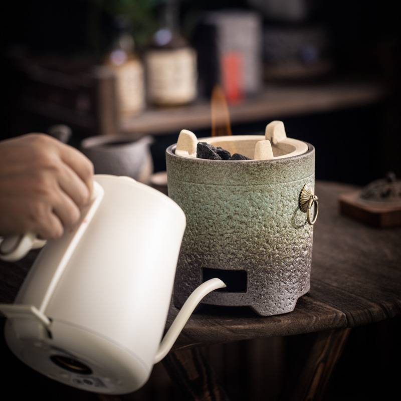 围炉煮茶户外煮茶炉炭炉炭火炉野外煮茶器户外大号碳炉火炉煮茶