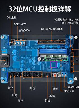 951木工数控CN1C雕刻308型雕刻机木料亚克力切割机小开孔卡槽PVC
