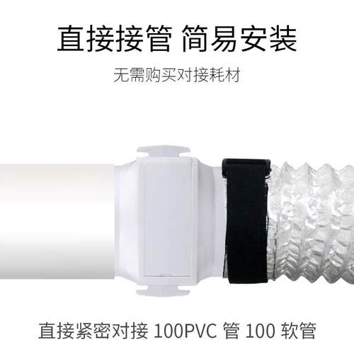 管道风机气扇NSE4寸10房0排扇汽车用排气风机卫生间厨换抽风机