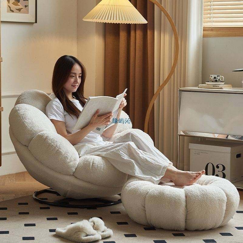 懒人沙发花瓣沙发椅单人卧室阳台南瓜奶油旋转小户型休闲椅客厅,鲜花速递/花卉仿真/绿植园艺,割草机/草坪机,淘宝优惠券,粉丝福利购,淘宝优惠卷